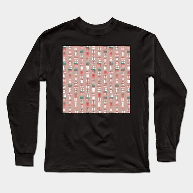 Warm Christmas Long Sleeve T-Shirt by melomania
